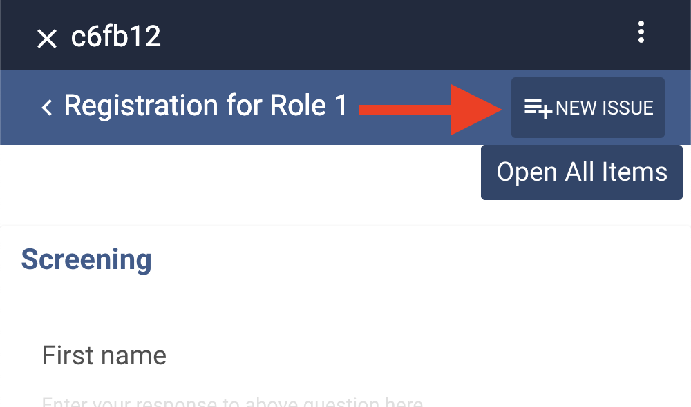 New Issue on Device Button